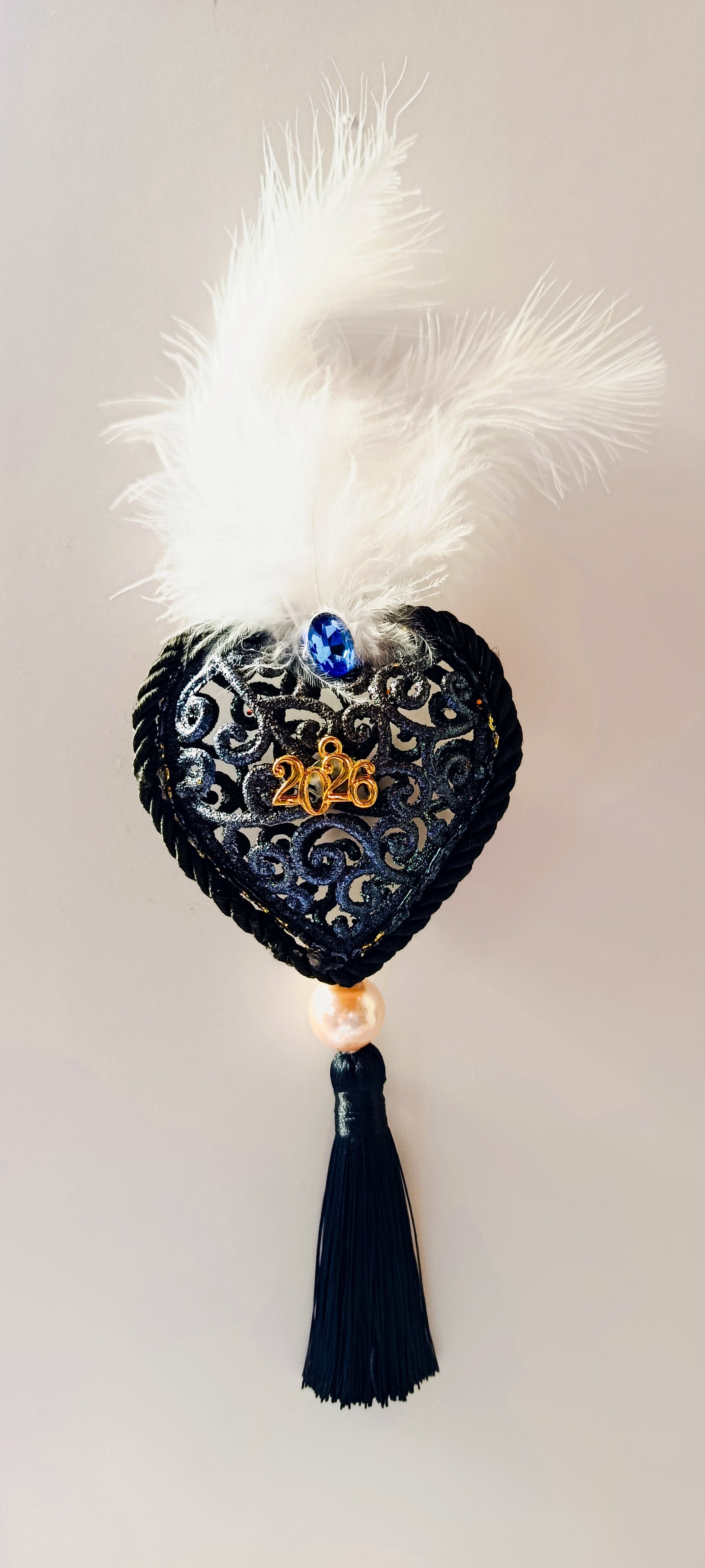 Γούρι 2026-Χριστουγεννιάτικο Στολίδι Blue Heart #008