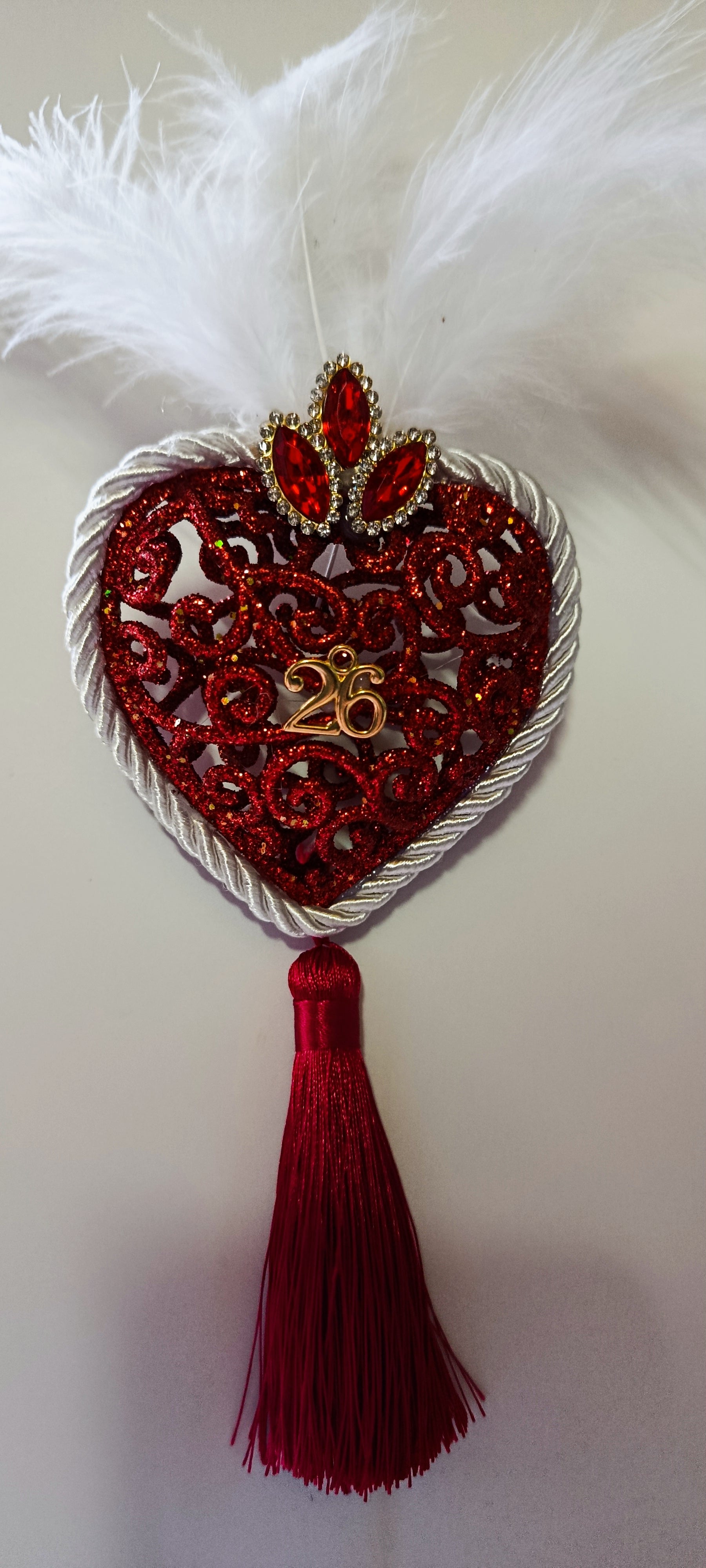 Γούρι 2026-Χριστουγεννιάτικο Στολίδι Red Heart #001