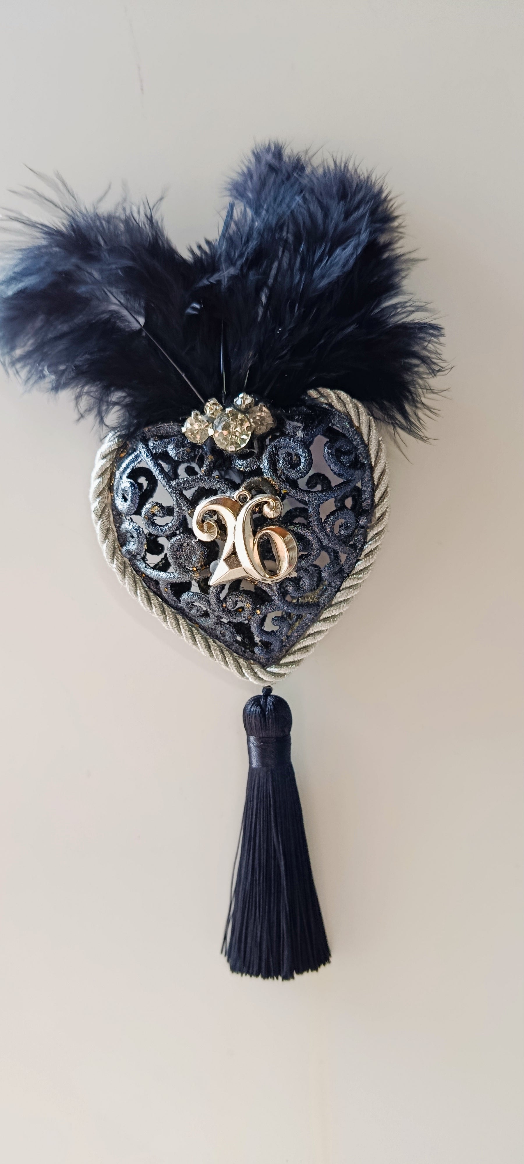 Γούρι 2026-Χριστουγεννιάτικο Στολίδι Blue Heart #0014